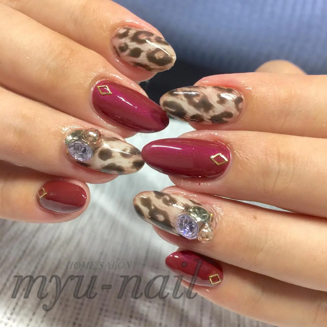 ネイル ハンドネイル ホームサロン myu-nailのネイルデザイン
