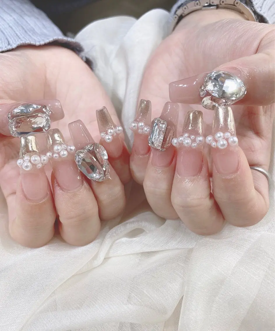 セミロング JNA認定講師🌸 RIEのネイルデザイン