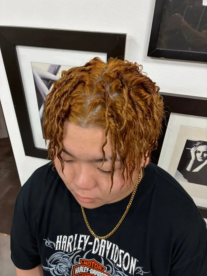 パーマ メンズ メンズパーマ カット FJ Kaminokeのヘアスタイル
