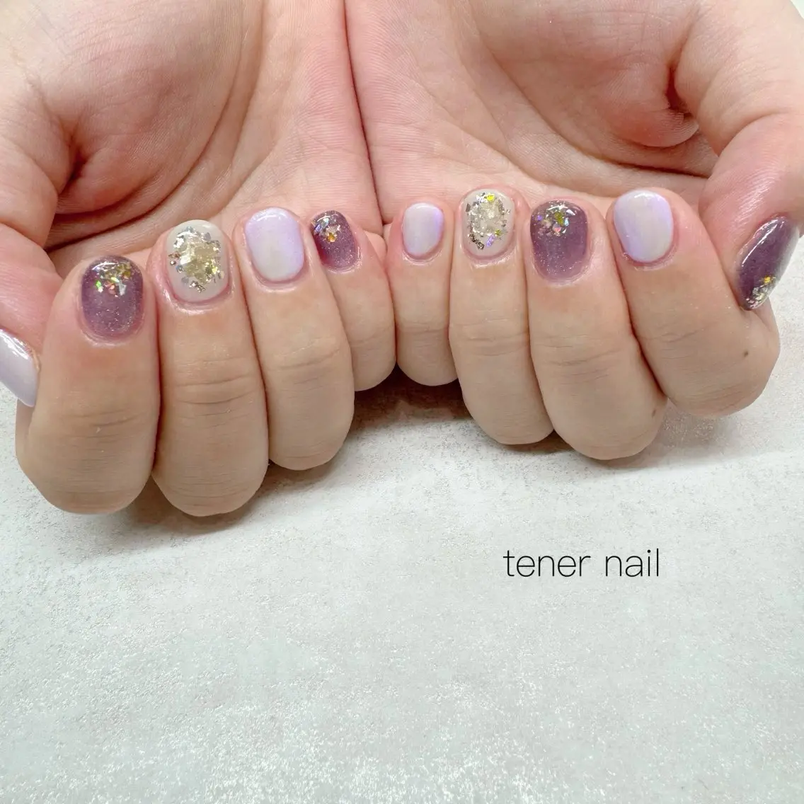 ネイル ニュアンスネイル ハンドネイル テネルネイル tener nailのネイルデザイン