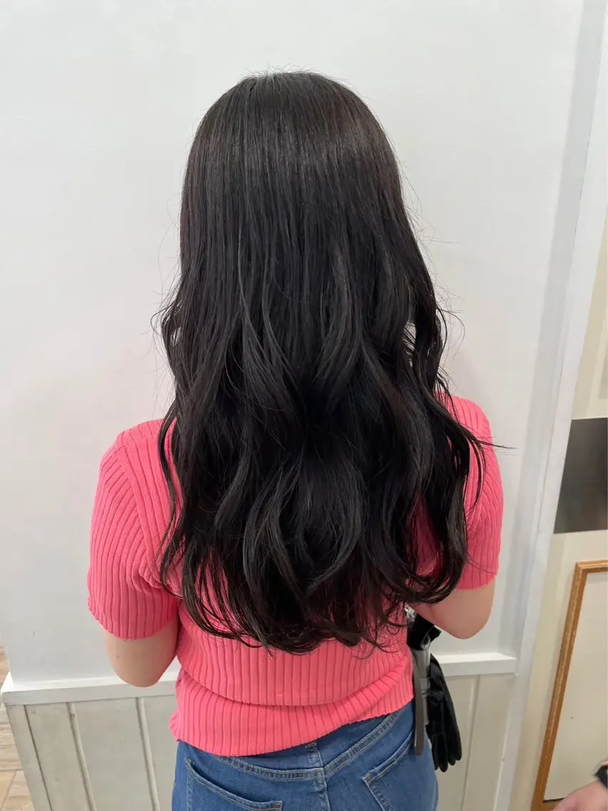ロング トリートメント トリートメント レイヤーカット⛓ hina🩶のヘアスタイル