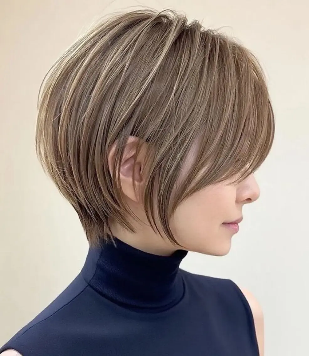 どこから見ても美しいシルエットに🫧似合わせショートカット🐰【カット➕シャンプーブロー】※ﾄﾘｰﾄﾒﾝﾄ付き✨の写真