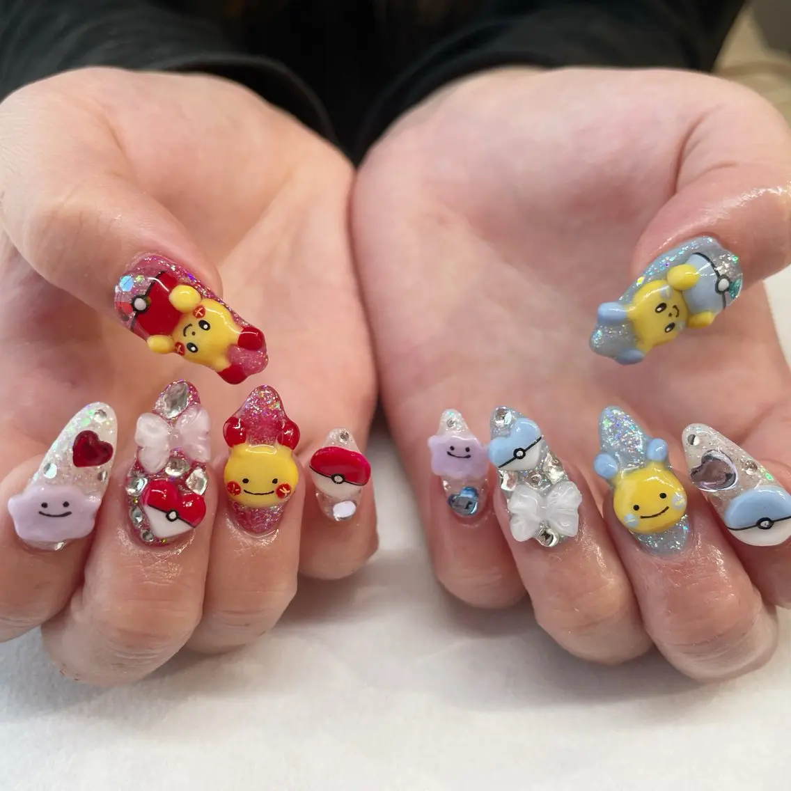 ネイル ハンドネイル 💎🐰 saki. m 🐰💎のネイルデザイン