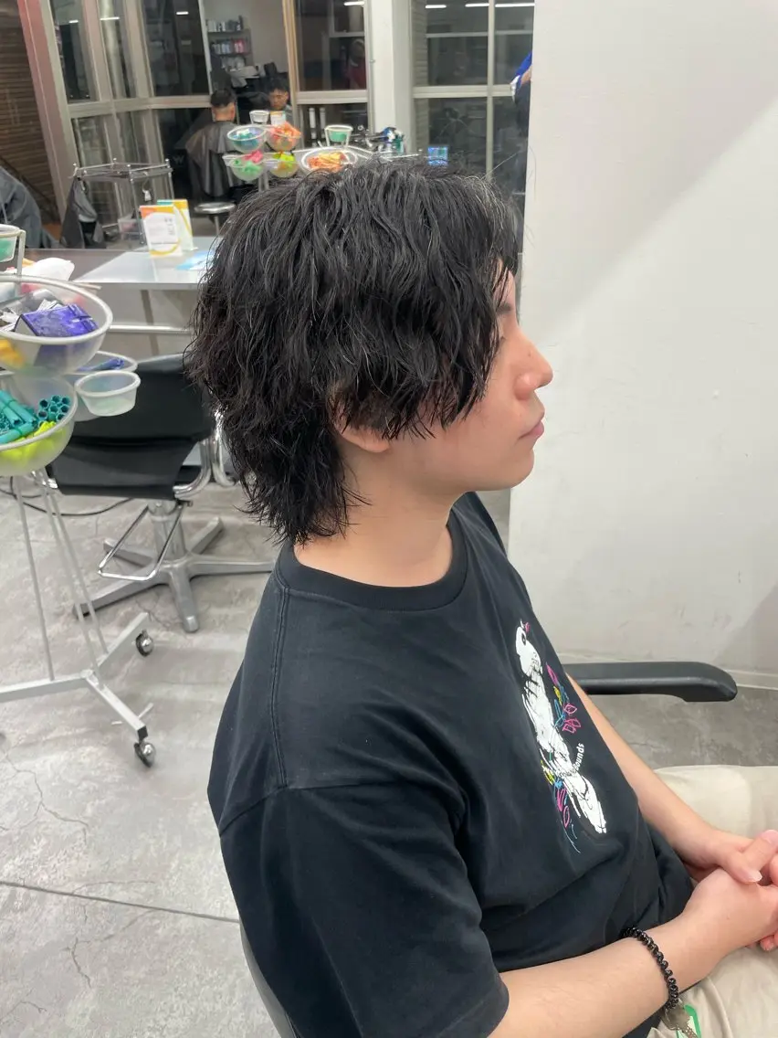 パーマ メンズ カット パーマ 町田エリアＮｏ．１/ パーマ特化/太田京希のヘアスタイル