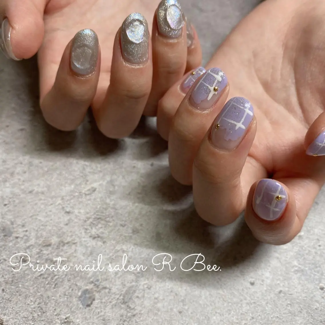 ネイル アートネイル フレンチネイル ジェルネイル グラデーション 氷ネイル・うるうるネイル ハンドネイル aneu. -アヌ- 💅🫧reinaのネイルデザイン