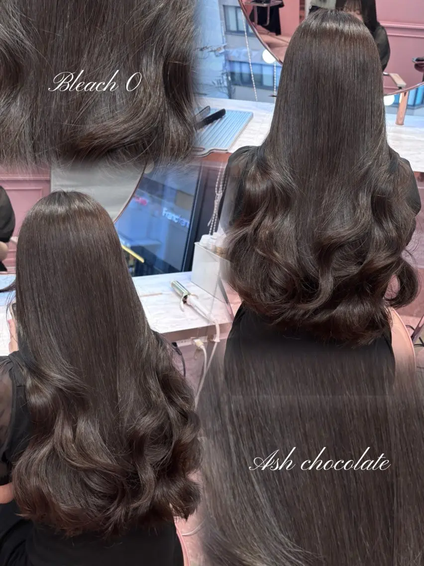 カラー ヘアカラー Su-chi-🧴 /ミルクティーカラーのヘアスタイル