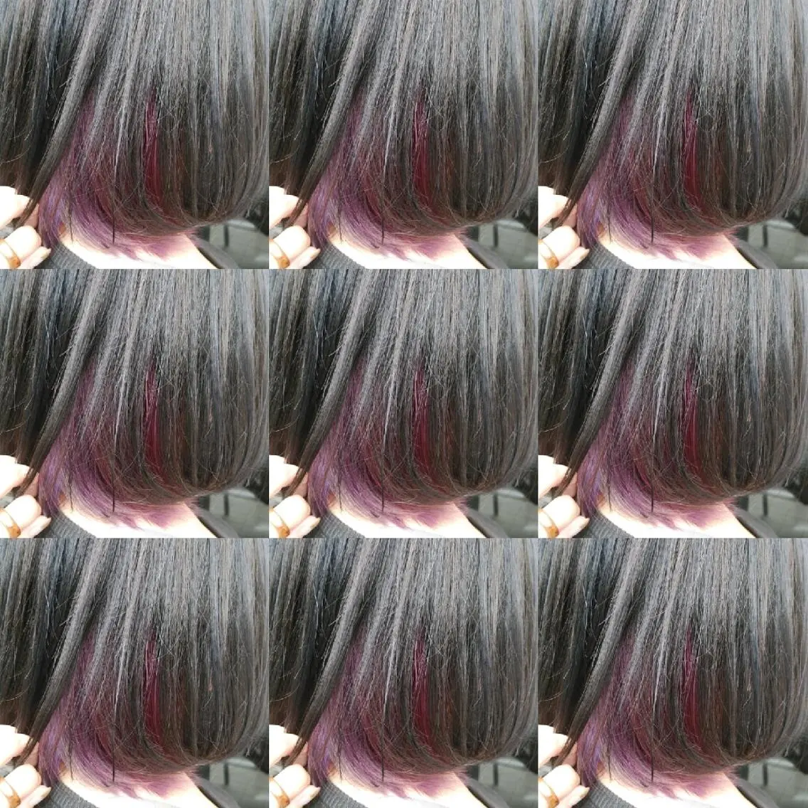 ミディアム カラー たき  あいみのヘアスタイル
