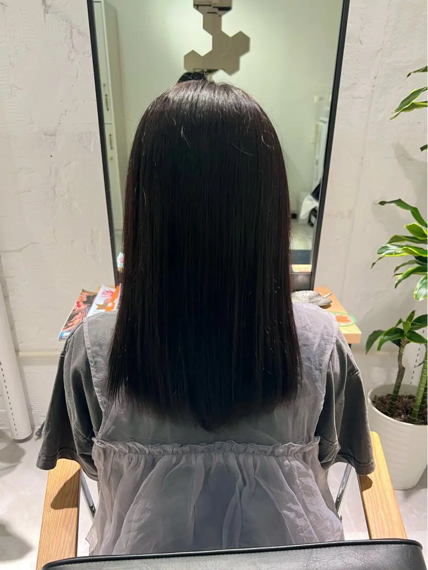 ミディアム カラー ヘアアレンジ 「sumi」 AMIのヘアスタイル