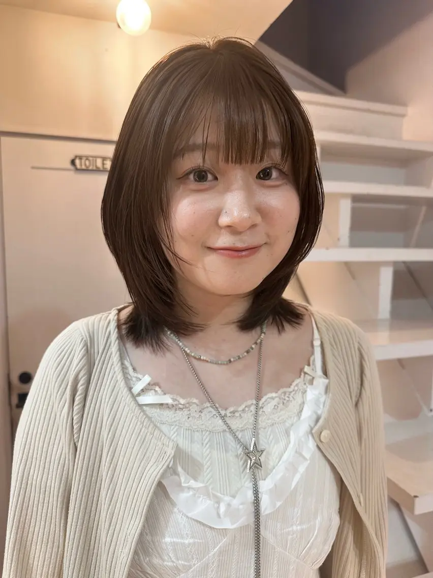 【平日限定】小顔になれる顔まわりカット+酵素クレンジングヘッドスパ✨【代官山/顔まわりカット/小顔カット/ヘッドスパ】の写真