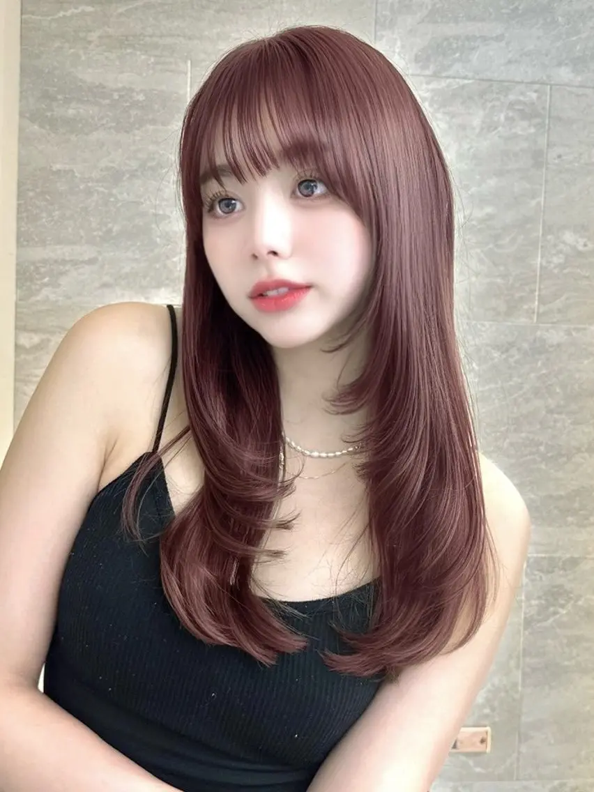 【ダメージしたくない方❣️】ブリーチなしダブルカラー 高発色フルカラー✨+高保湿トリートメント 追加でカットも相談可⚪︎の写真