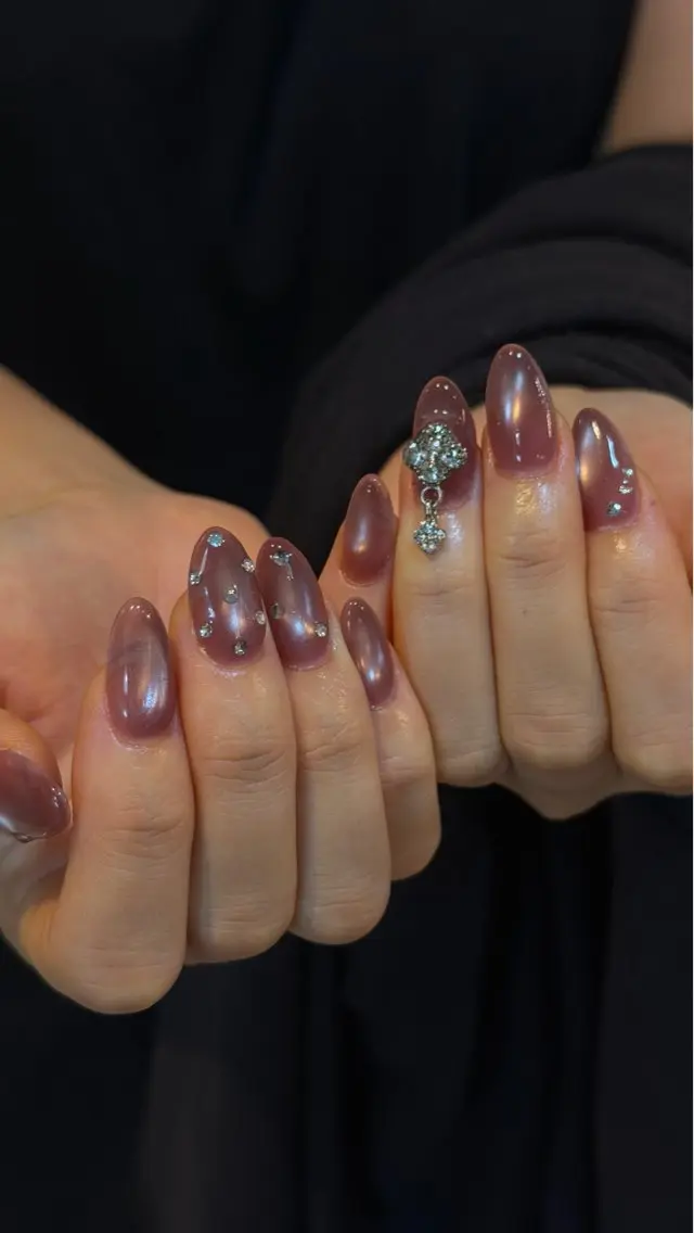 ネイル キラキラネイル ハンドネイル nailsalon Utopiaのネイルデザイン
