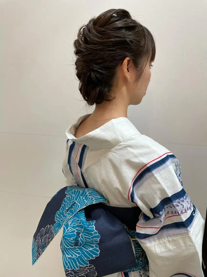 👘ゆかた👘着付け&ヘアーセットの写真
