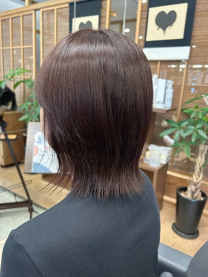 ミディアム 小島 千春のヘアスタイル