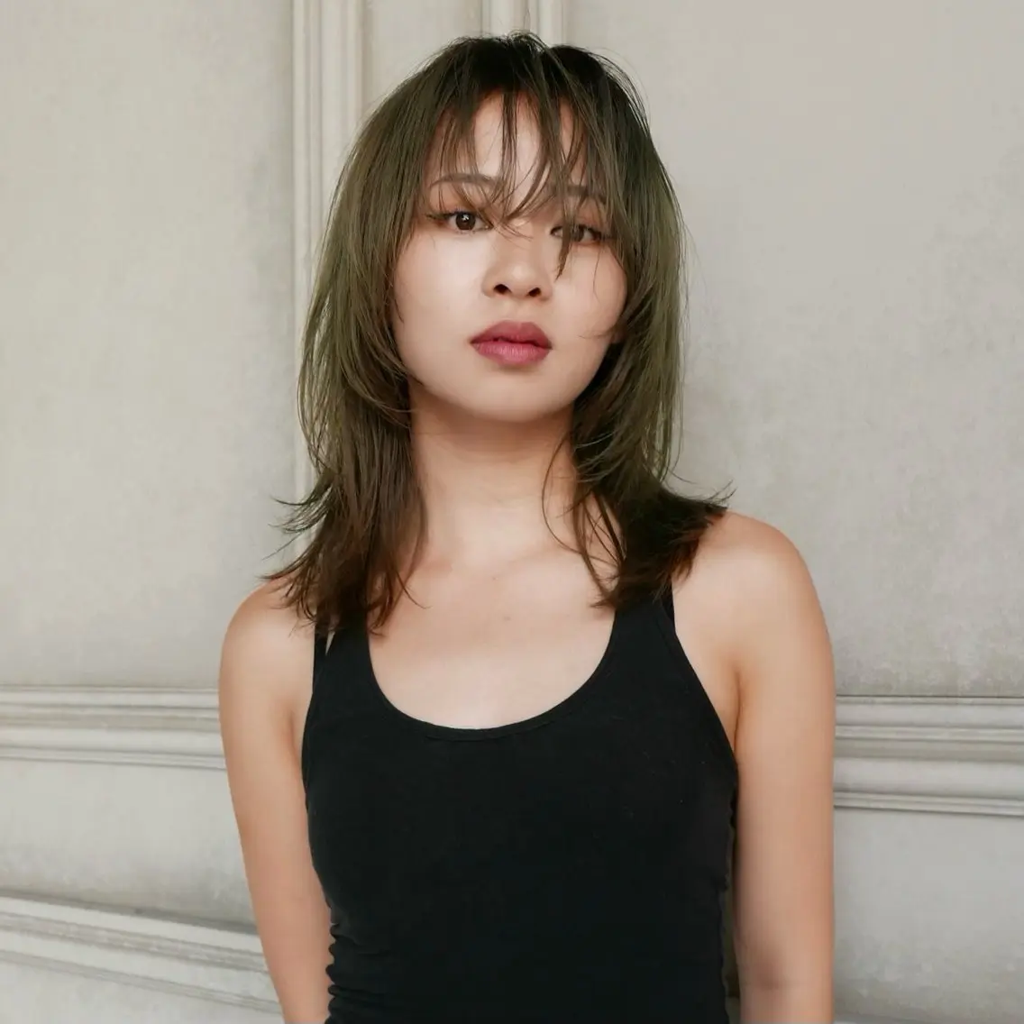 ミディアム レイヤーカット ﾌﾞﾚｲｽﾞ˚✧₊⁎ ﾚｲﾔｰToriのヘアスタイル