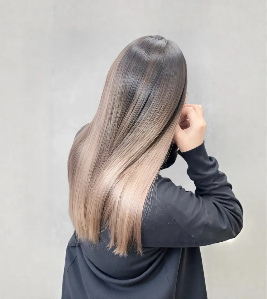 ロング カット ヘアカラー トリートメント ヘッドスパ ヘアセット 🫧似合わせ×透明感 ケアカラー清野🫧のヘアスタイル