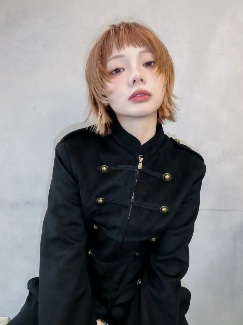 ミディアム カラー ヘアカラー トリートメント Unami MIHA☘️*゜のヘアスタイル