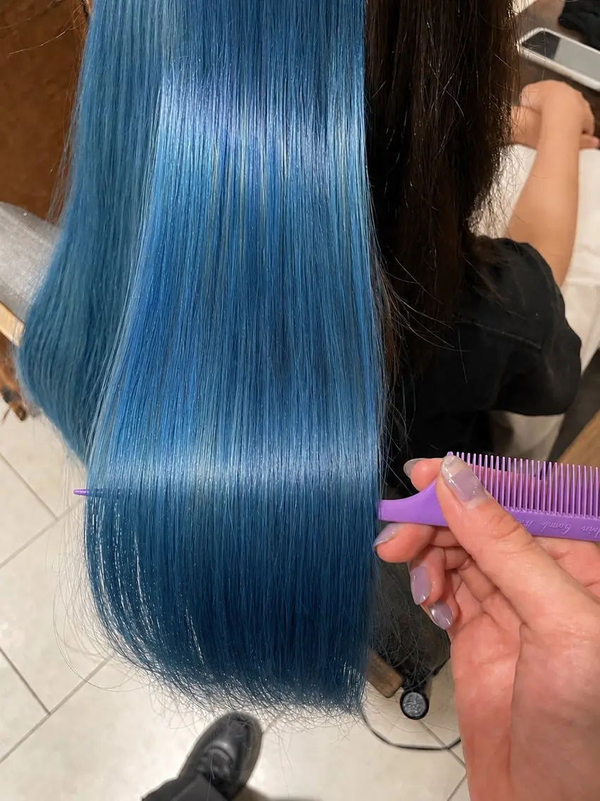 カラー ヘアカラー 🦋透明感カラー 🦋🫧愛加のヘアスタイル