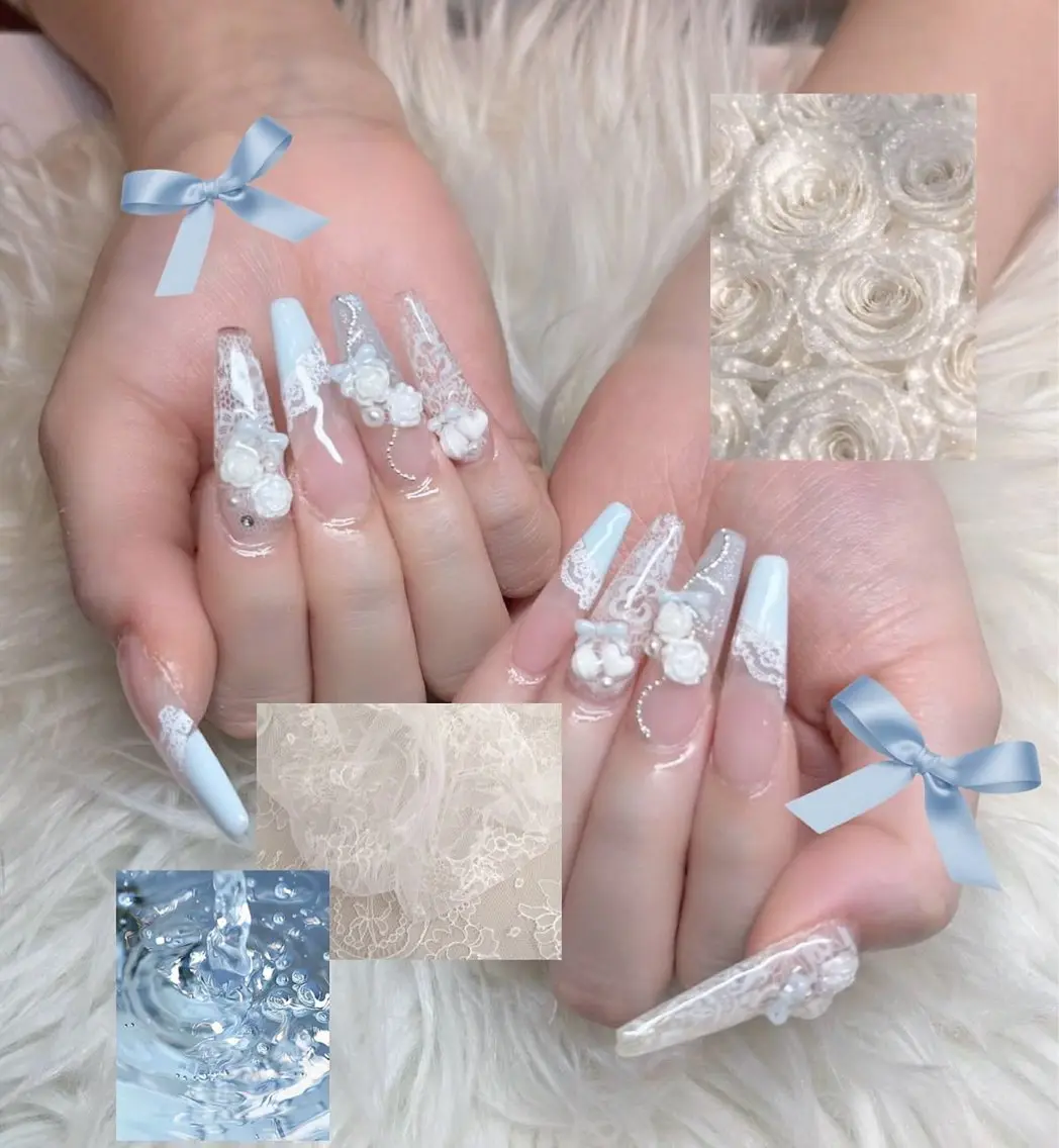 ネイル 長さ出し キラキラネイル 韓国ネイル ロングネイル ワンホンネイル ハンドネイル Josie nail salonのネイルデザイン