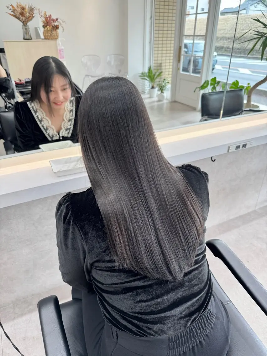 美髪縮毛矯正×超音波トリートメントの写真