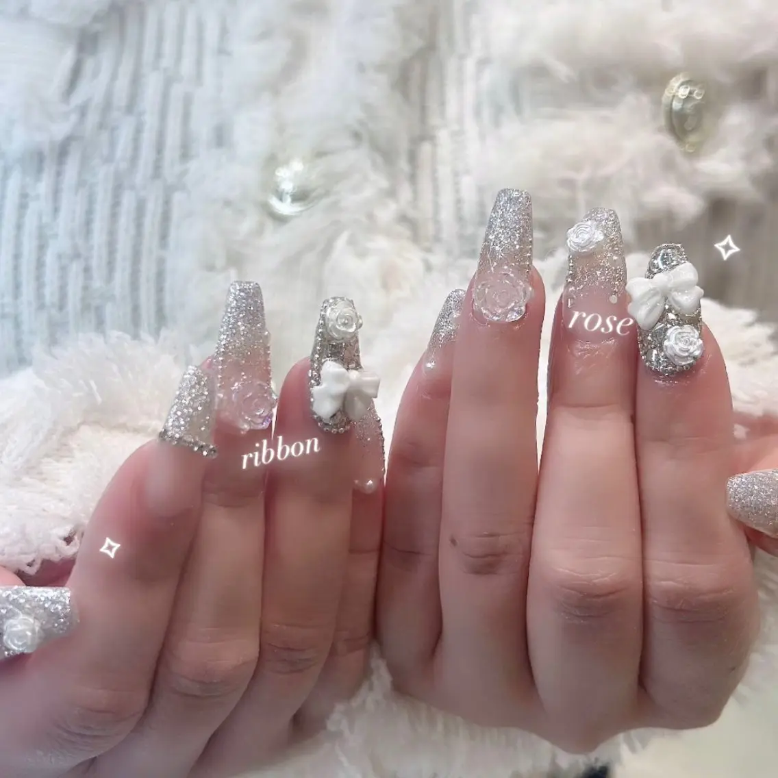 オフ込♡持ち込みデザインネイル♡の写真