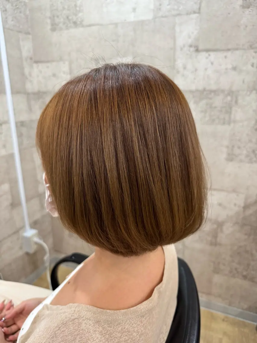 ショート ヘアカラー トリートメント Garden 浅草蔵前のヘアスタイル