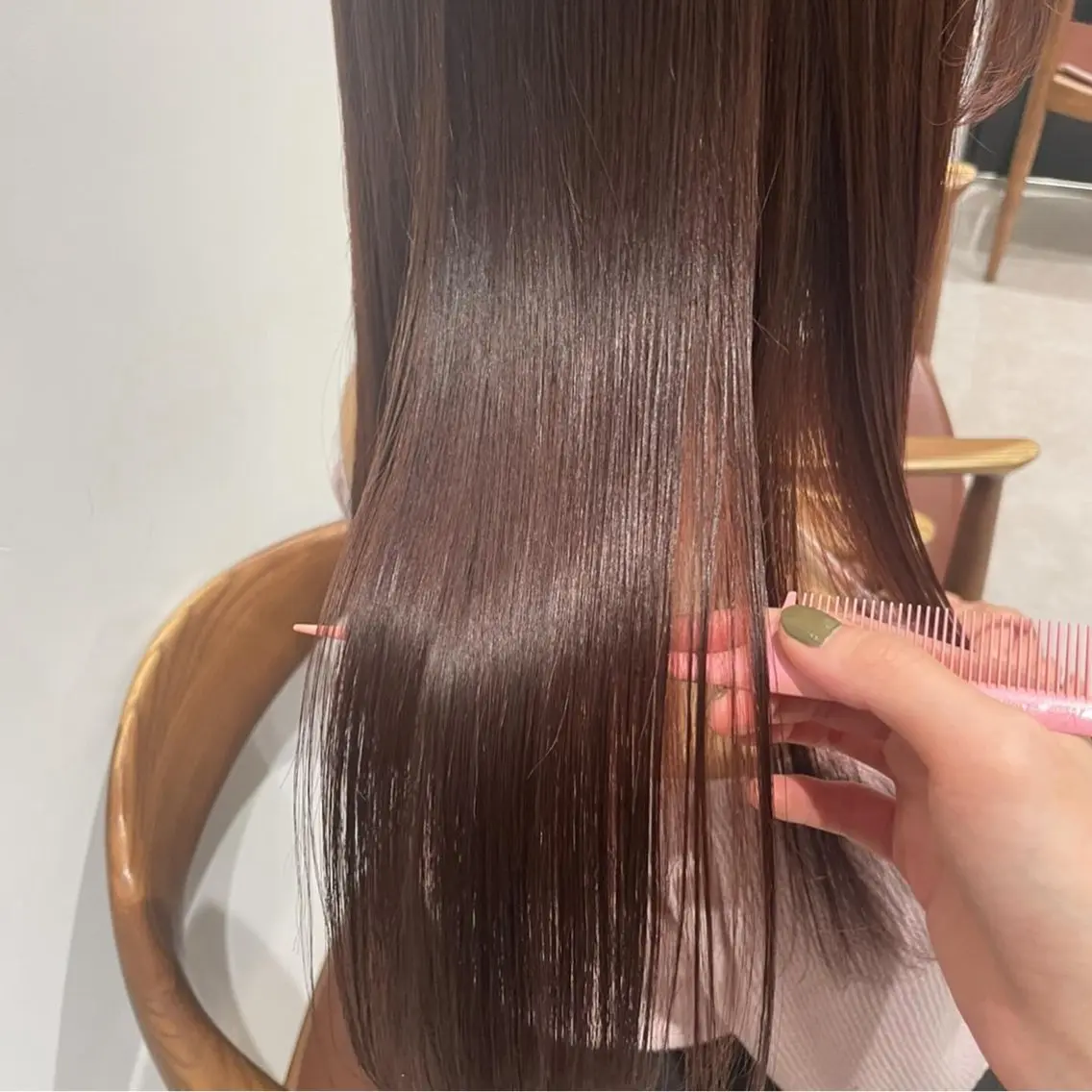 セミロング minatsu 東京の技術を京都でのヘアスタイル
