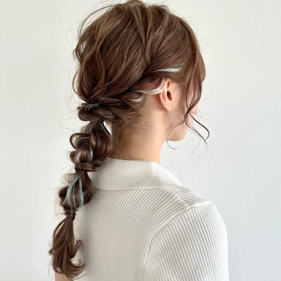 ヘアアレンジ ヘアセット 韓国レイヤー 暖色カラー/さくらのヘアスタイル