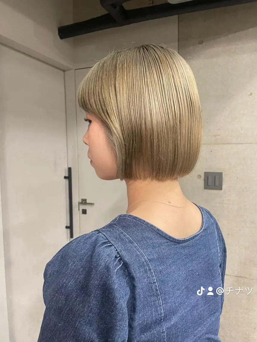 ミディアム カラー カット ヘアカラー トリートメント 表参道🌿赤み消し カラー/チナツのヘアスタイル