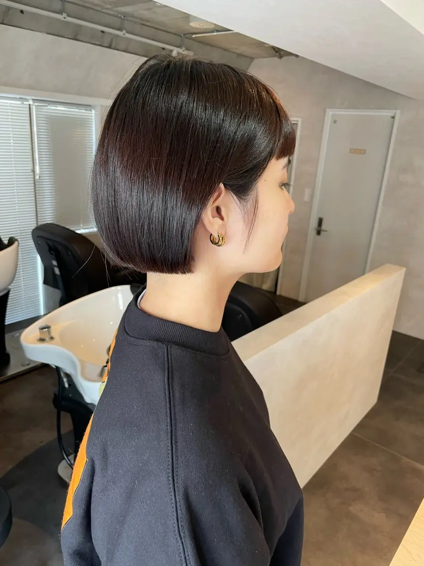ミディアム カラー ボブ moro 丁寧なカウンセリングのヘアスタイル