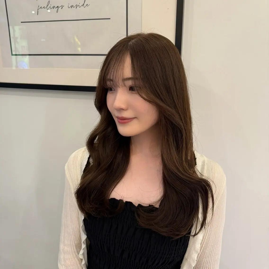 ロング カラー 💘韓国レイヤー上 品カラーruru💘のヘアスタイル