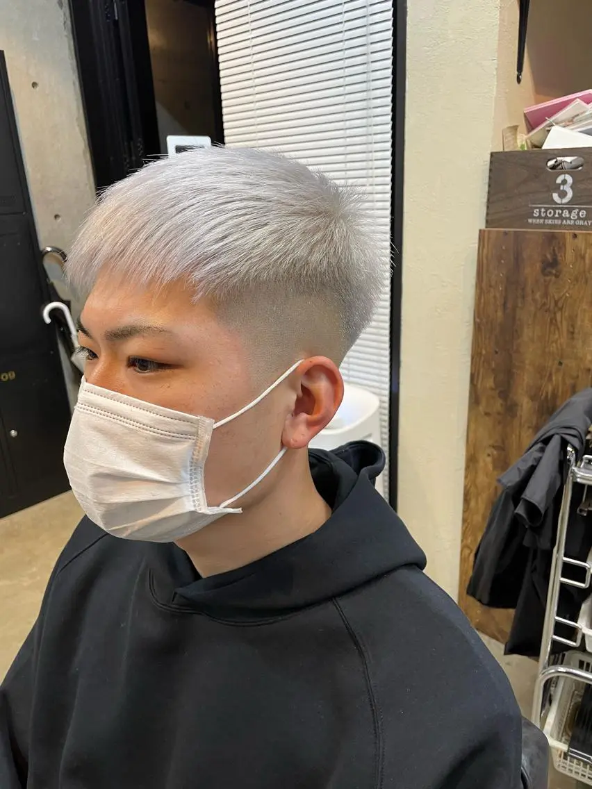 『メンズ限定』カット+Wケアブリーチ+最高級カラー+トリートメントの写真