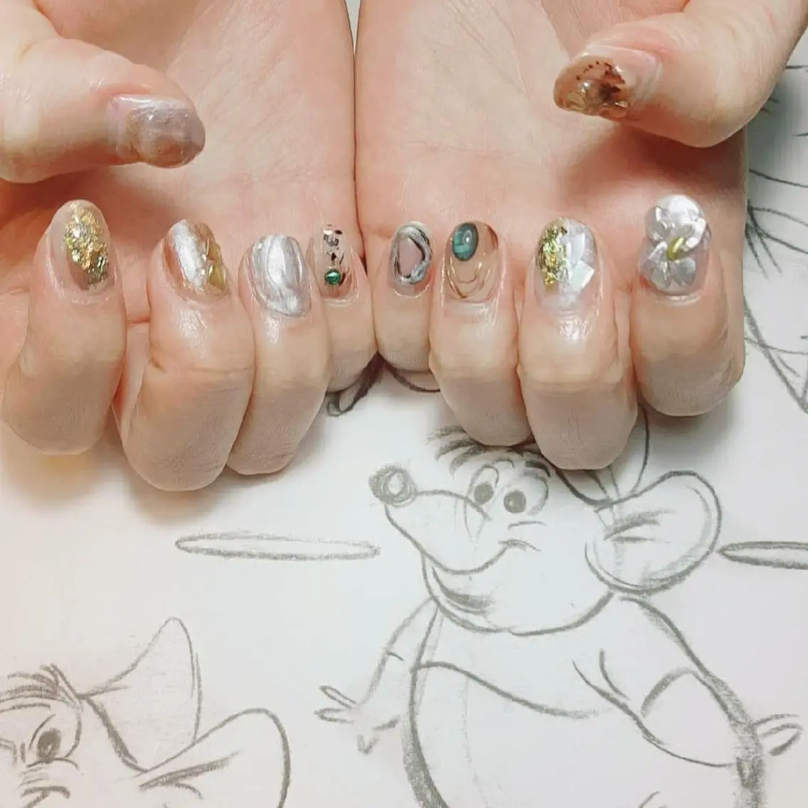 ネイル ニュアンスネイル owlnail /持込みデザイン専門のネイルデザイン