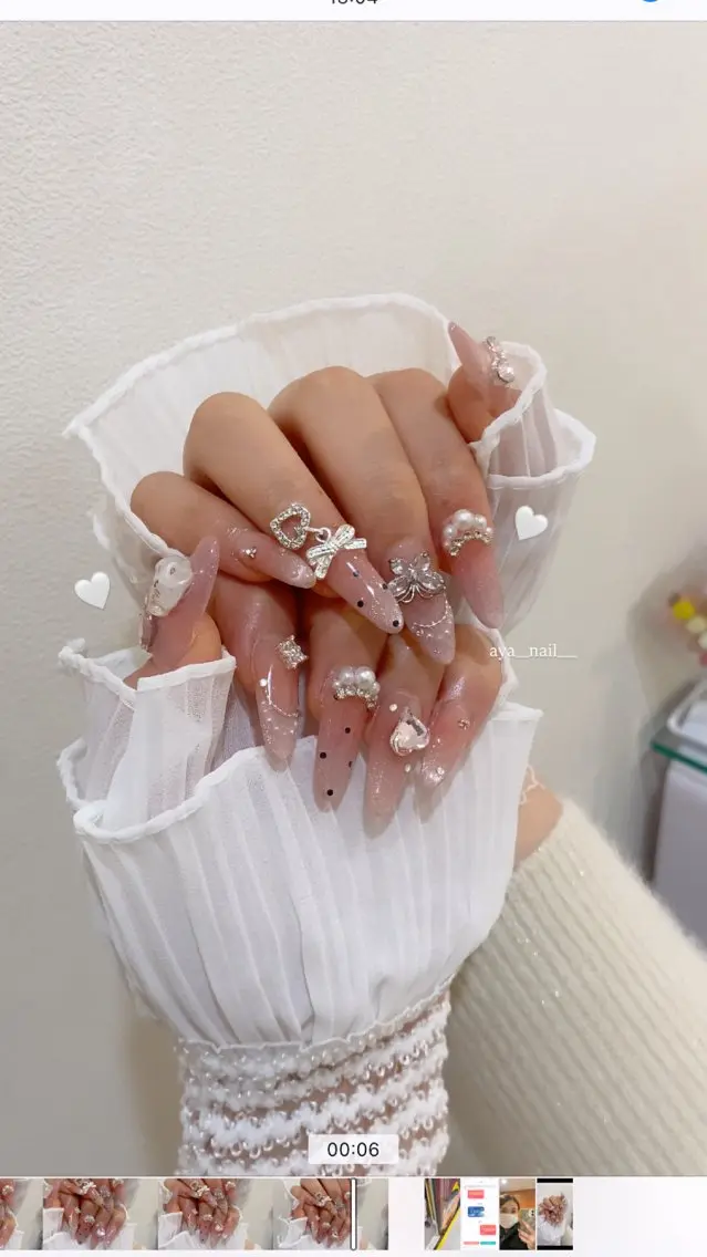 🧸𖤐⡱オフ込み長さだし10本＋10本アートコース【￥13000→￥11700】の写真