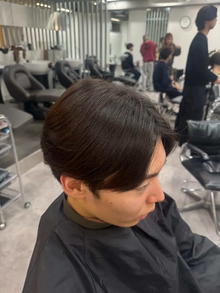 ショート 縮毛矯正 テーパーフェード TE$⚡️HINのヘアスタイル