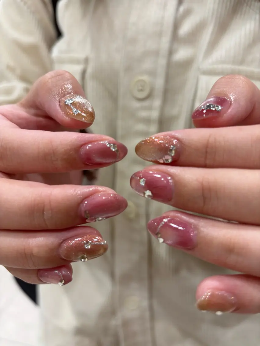 ネイル ピンク ハンドネイル N° nail_ fuyukaのネイルデザイン
