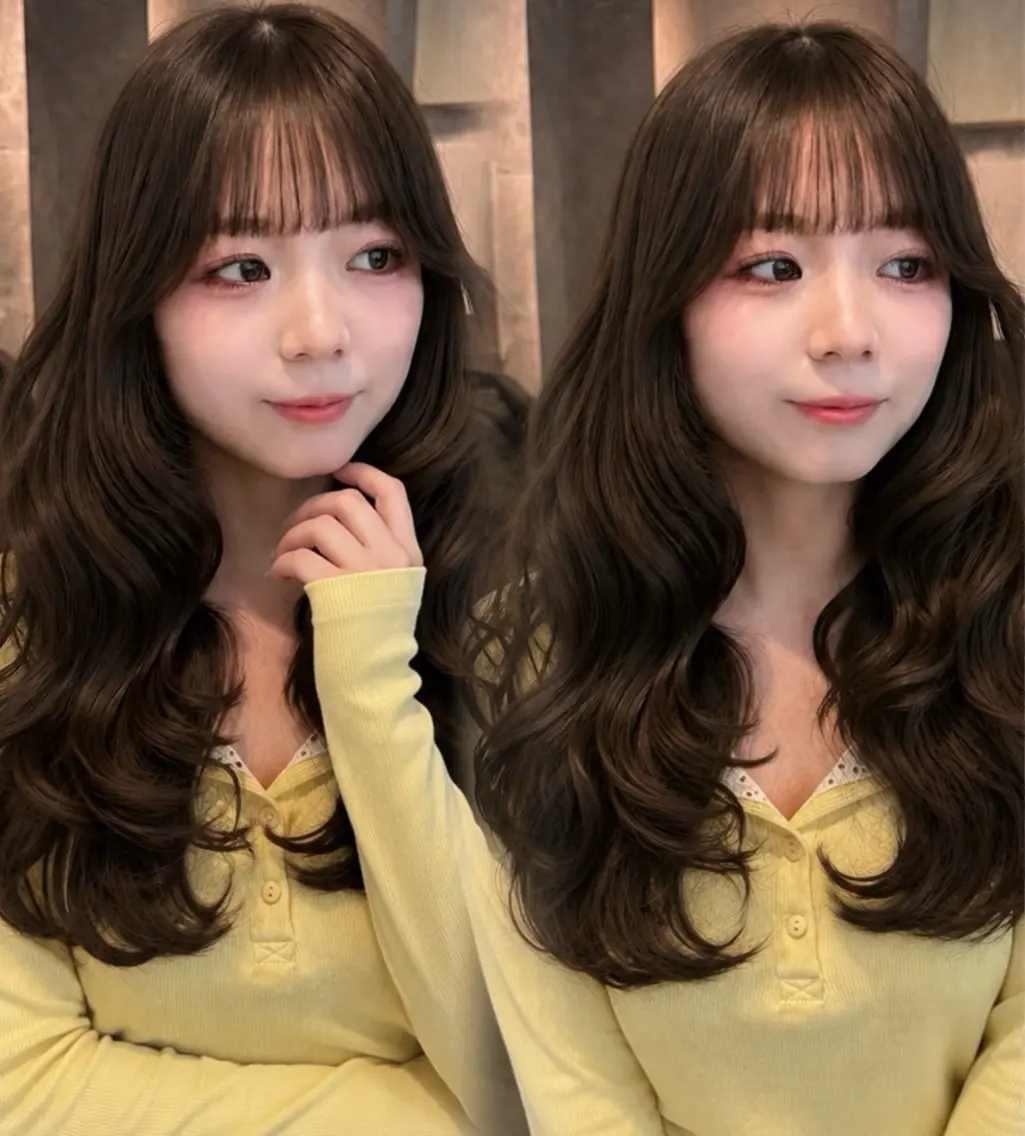 セミロング カラー ヘアアレンジ ヘアカラー トリートメント 🌿巴結生🌱大宮 ミルクティーベージュのヘアスタイル