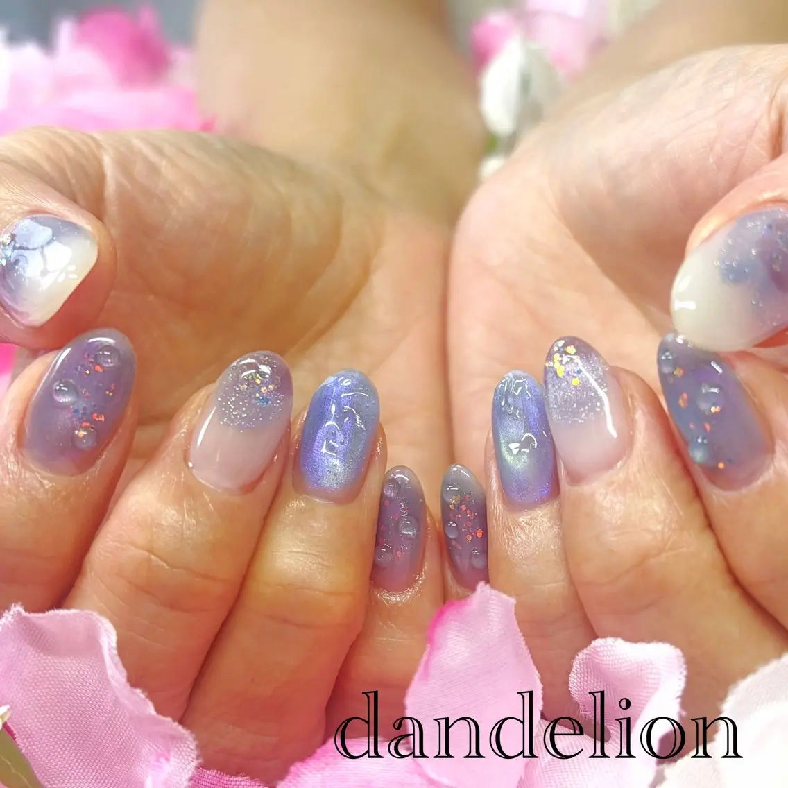 ネイル ハンドネイル ハンドケア dandelion ダンデライオンのネイルデザイン