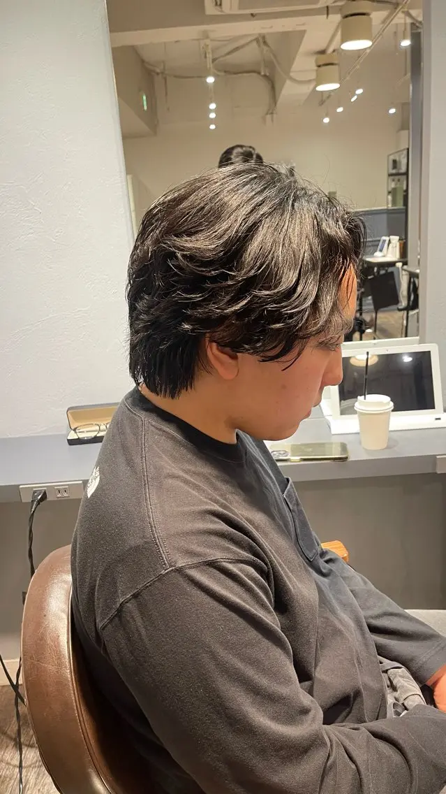 パーマ メンズ 大人男子の メンズパーマのヘアスタイル
