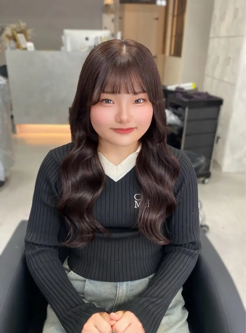カラー ブラウンカラー ピンクカラー XELM高崎 🤍Kyokaのヘアスタイル