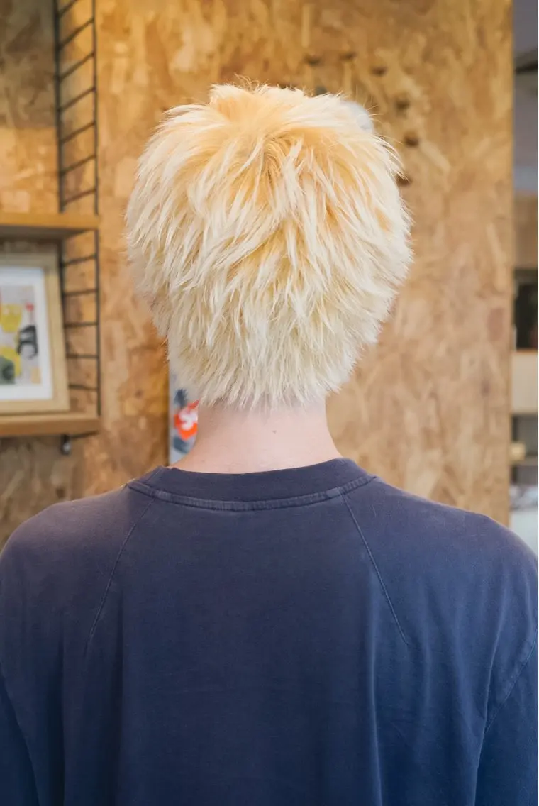 ショート カラー メンズ 千葉 慎也のヘアスタイル