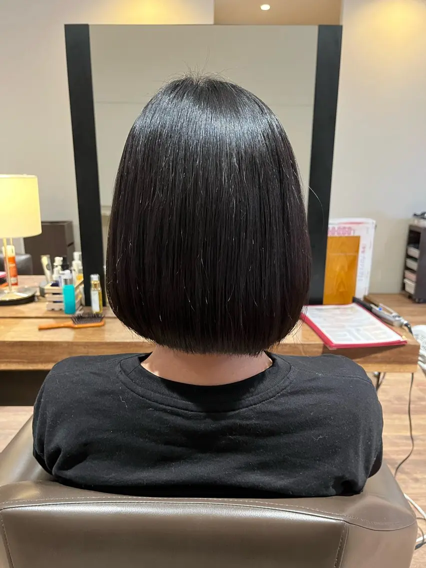 ショート ボブ トリートメント 山内 楓のヘアスタイル