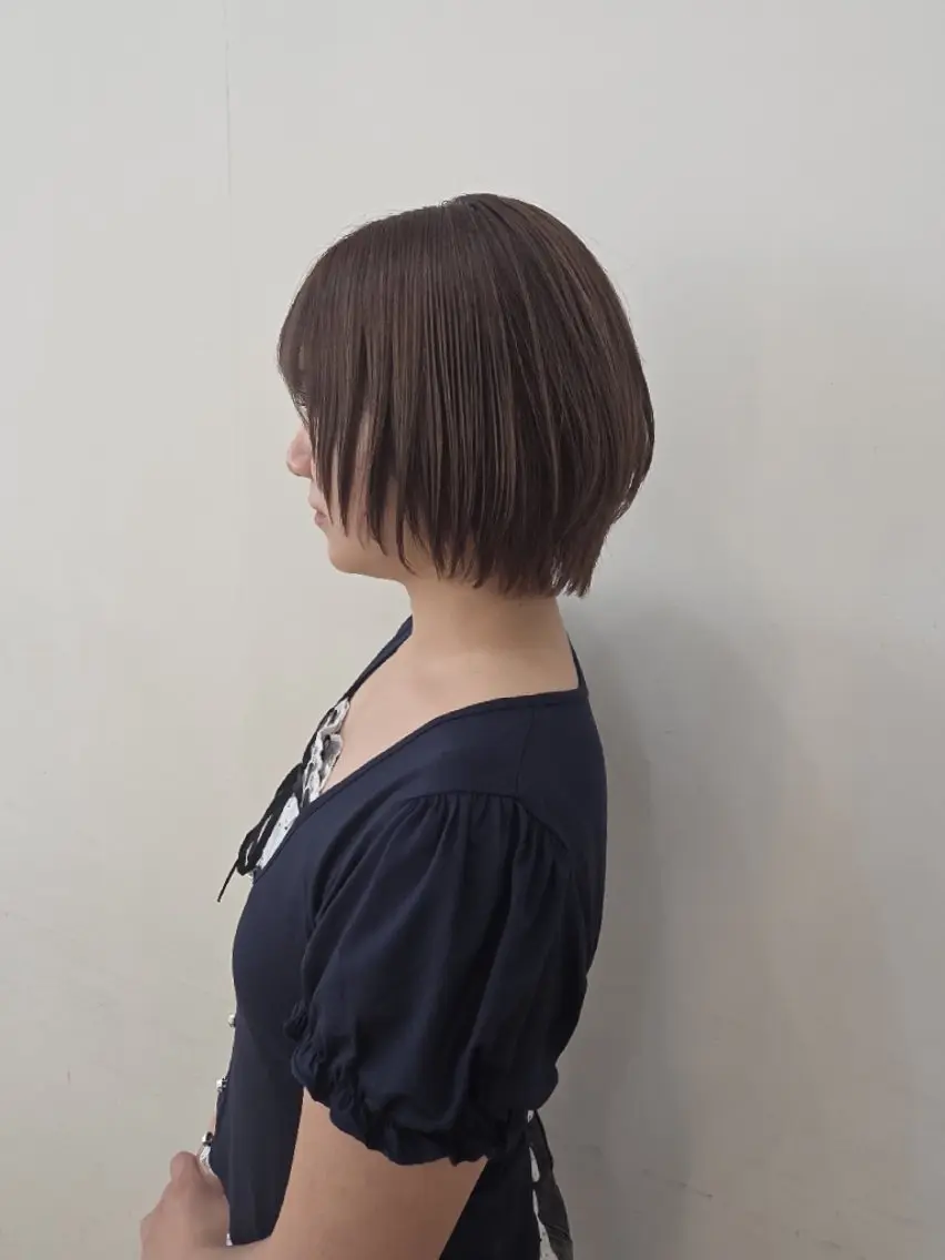 ショート ショートボブ ボブ ショートヘア カット ZELEビックアイ shiori🎀のヘアスタイル