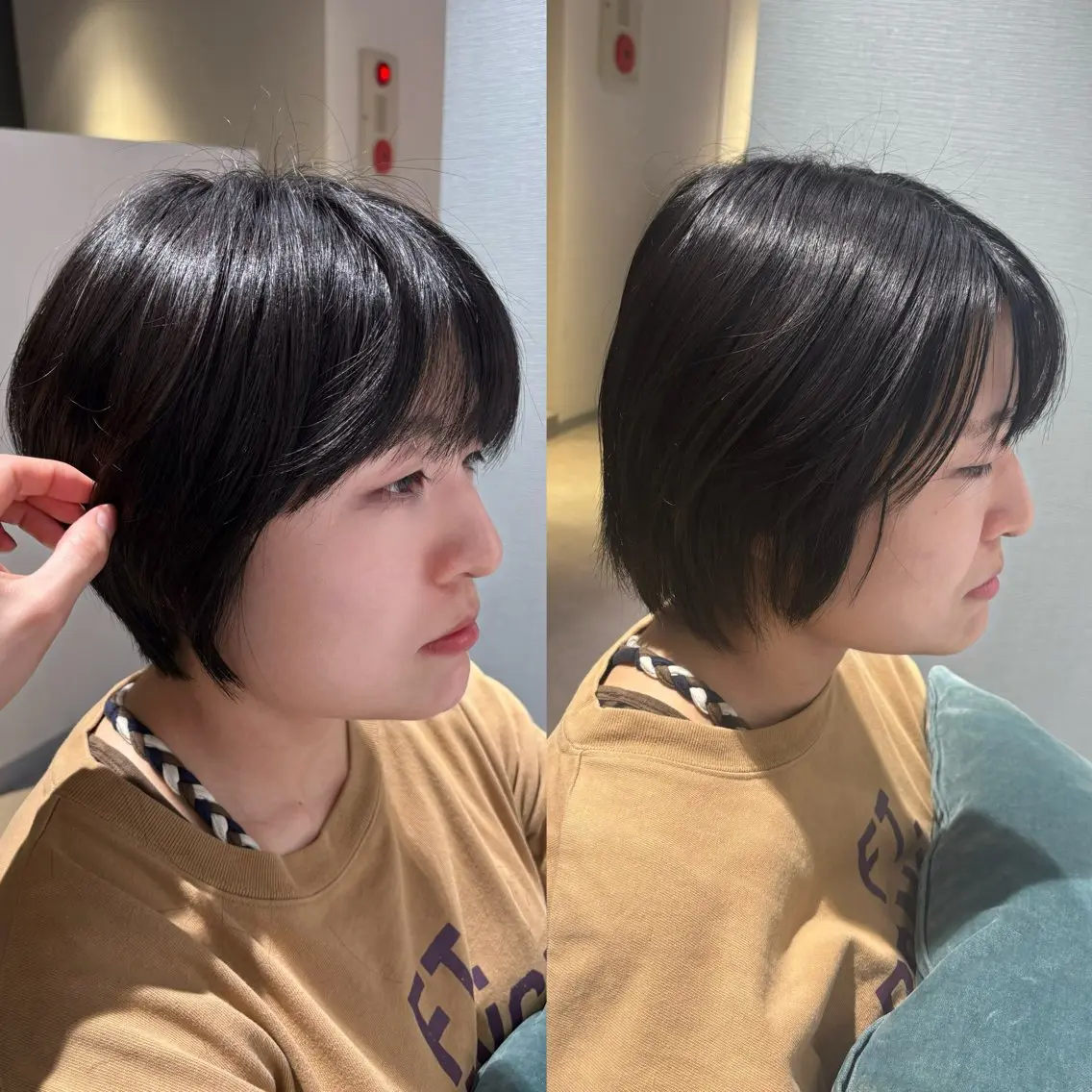 ショート 顔周りカット ショートヘア 小顔カット カット 🌸SAORI ボブ/ショート🌸のヘアスタイル