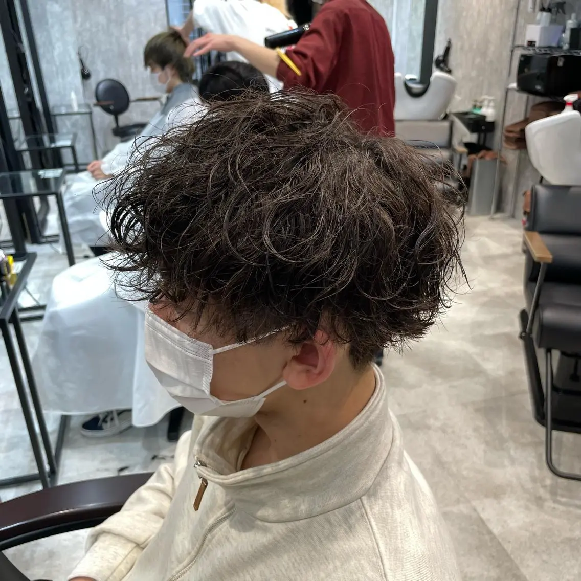 【🔥カッコ良いスタイルに🔥】カット+パーマ ※補足説明を必ずご覧くださいの写真