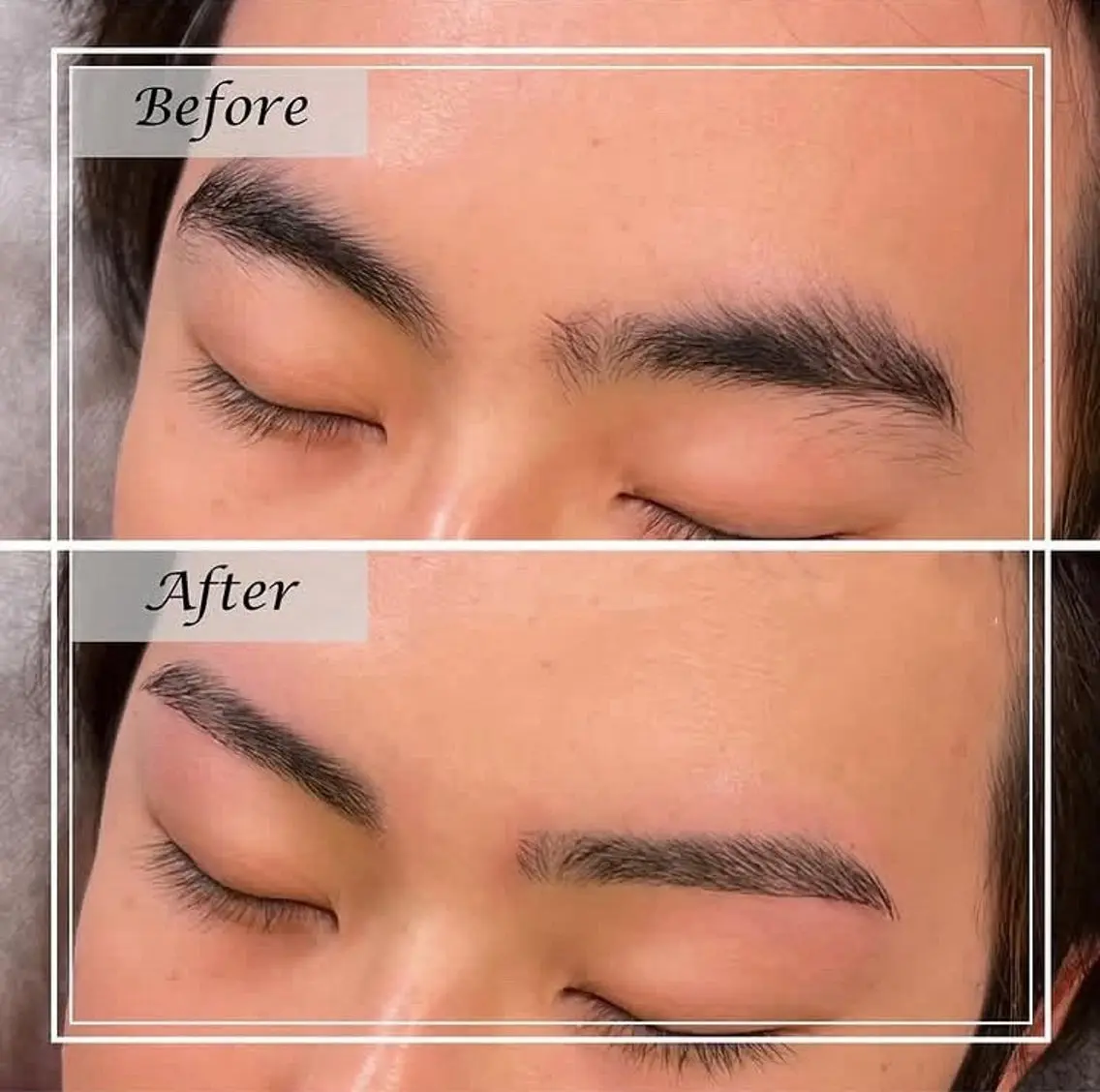 眉WAX脱毛の写真