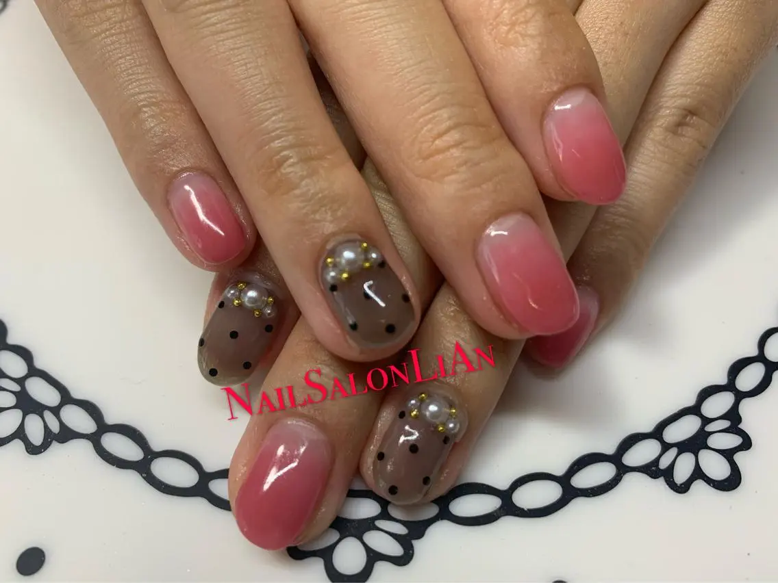 ネイル 持ち込み ハンドネイル NailSalon LiAnのネイルデザイン