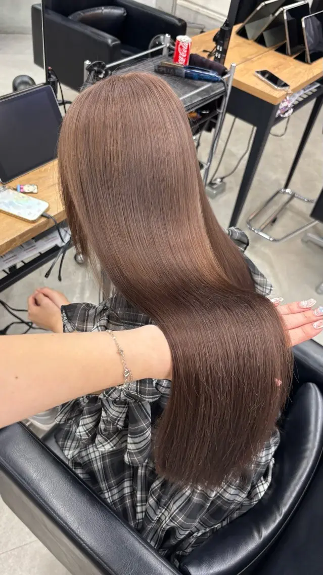 ロング カラー ヘアカラー トリートメント 透明感カラー🫧 /hinaのヘアスタイル