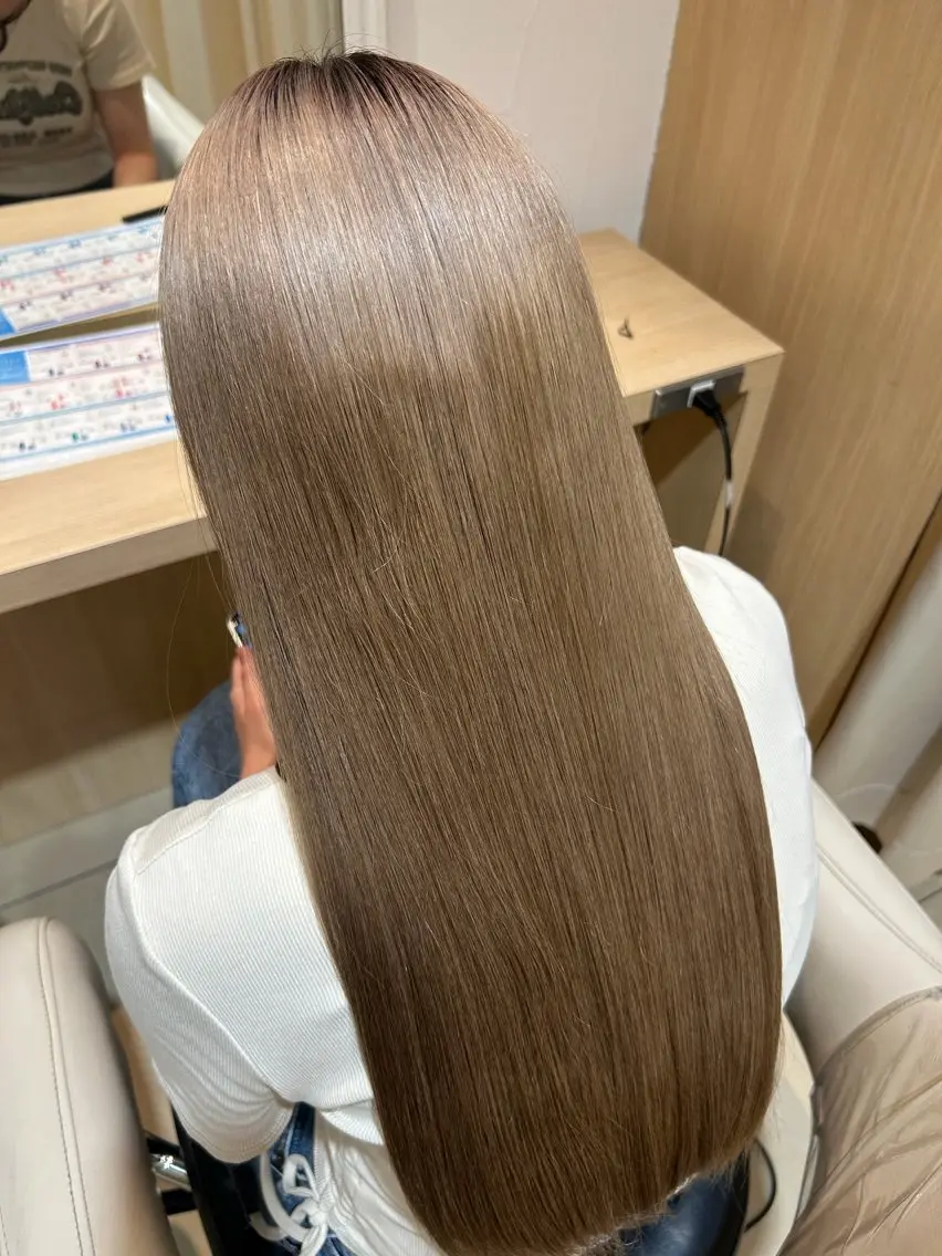 ロング カラー ヘアカラー Ash中目黒 Mizuki 🎀のヘアスタイル