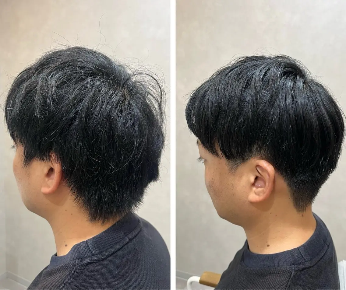 メンズ カット 森 愛友のヘアスタイル