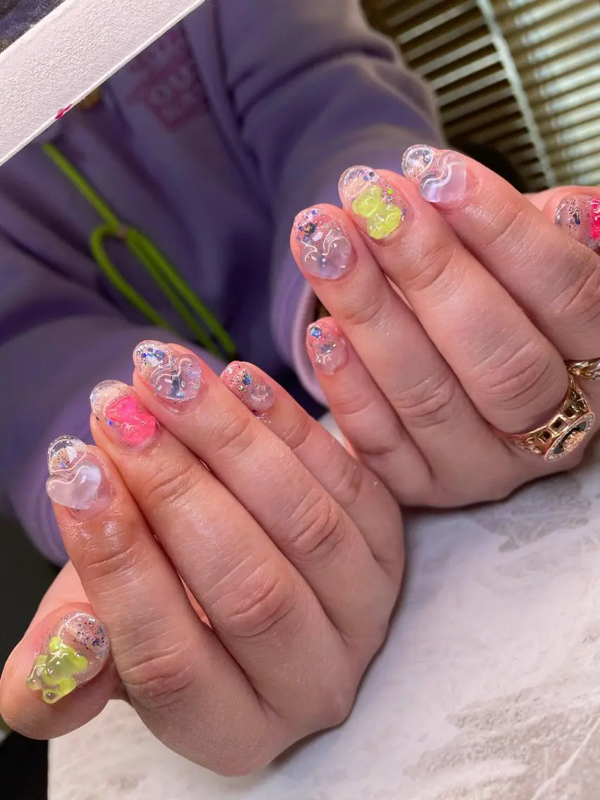 ジェルスカルプ♡長さ出し＋アート♡の写真